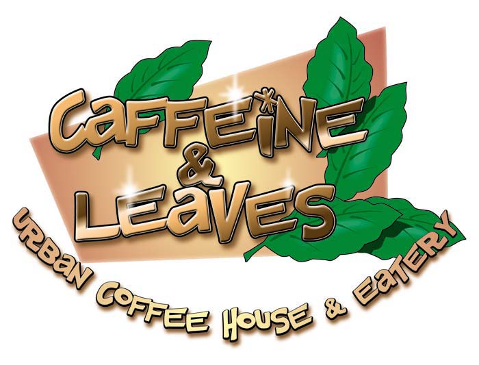 Caffeine And Leaves Logo Design