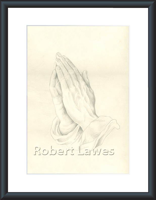 Praying Hands Pencil Sketch