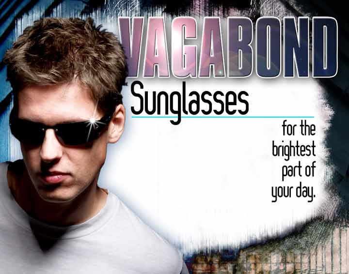 Vagabond Sunglasses Advertisement Layout