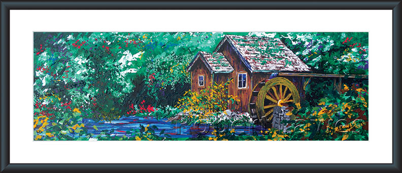 Watermill Painting